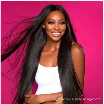 Top Quality T part Lace Front Wig Vendor 100% Virgin Peruvian Silky Straight Human Hair Transparent Lace Wig With Baby Hair